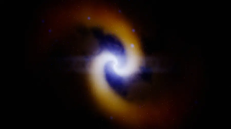 Galaxy scene
